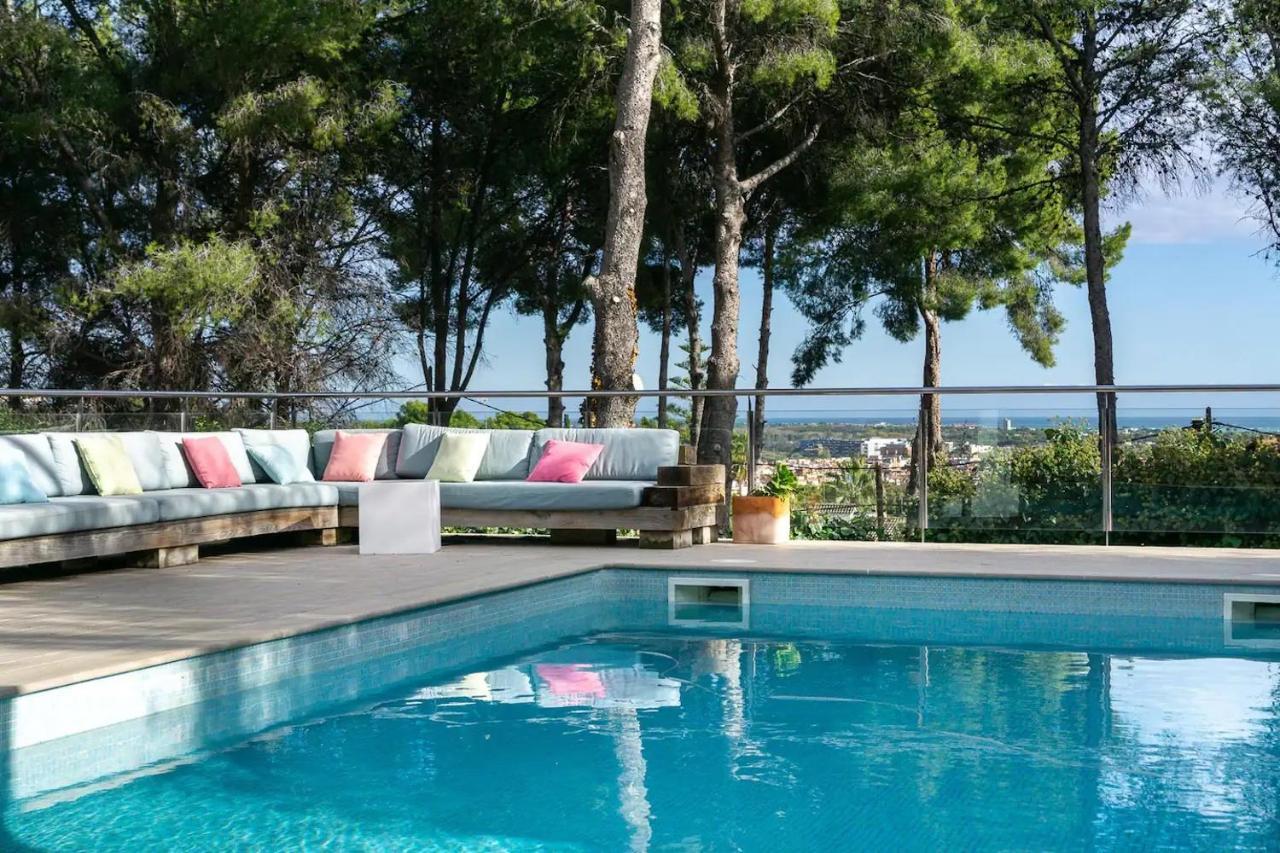 Villa Bella Vista Castelldefels Exteriér fotografie